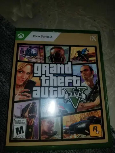 Mint condition copy of GTA 5 for the xbox series X. 40 $ . Located in st Thomas. I would be interest...