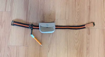 Girls Stretchy Belt with Pouch and Pencil, View more