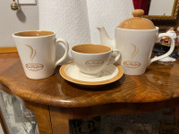 Tim Hortons Tea Pot, Coffee Cup, Tea Cup