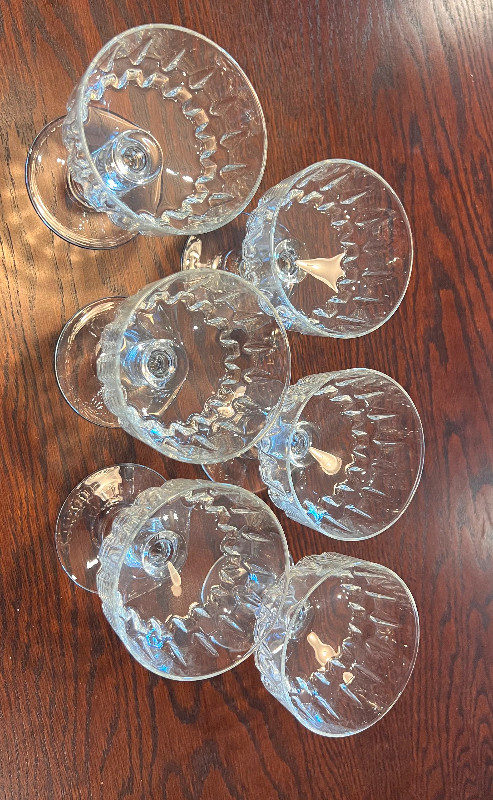 Crystal d'Arques Sherbet Glasses in Arts & Collectibles in Annapolis Valley