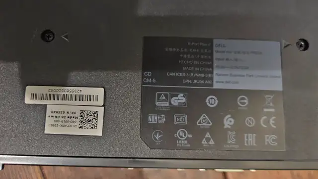 Dell Docking station/E-Port replicator (cn-035rxk-12961) in Laptop Accessories in Markham / York Region - Image 6