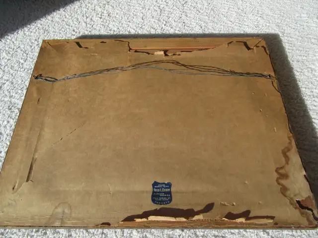 Old Time Painting of Ship Heading Out to Sea in Arts & Collectibles in Oshawa / Durham Region - Image 5