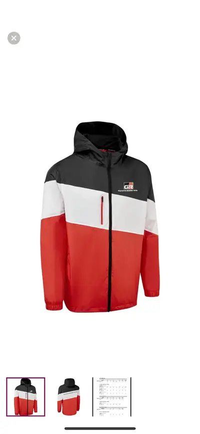 Toyota Gazoo Racing lightweight jacket, View more