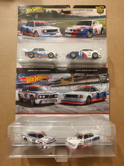 Hot Wheels Car Culture 2 Pack BMW M3 320 CSL 1:64 diecast car HW, View more