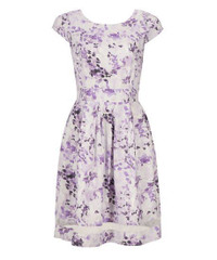 RICKIS Violet Print Fit & Flare Summer Dress ( NEW WITH TAGS )