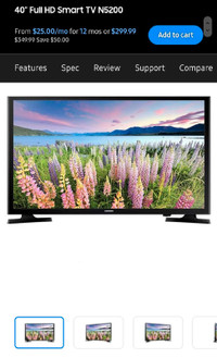 SALE!! SAMSUNG 40" SMART TV FOR JUST $239.99!