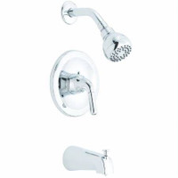 Proflo PF7658CP 1 Handle Lever Tub and Shower Faucet Trim Kit