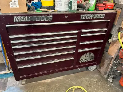 Selling my used Mac tools tech box.50” wide by 25 deep.Some scratches.$2700 firm