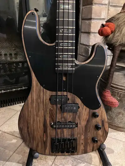 Schecter Model-T 4  Exotic Bass Guitar – Natural Satin, View more