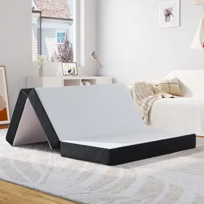 Foldable Mattress,4 Inch with Washable Cover TwinXL, View more