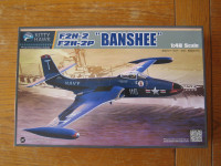 Kitty Hawk F2H-2 Banshee jet model - 48th scale REALLY RARE