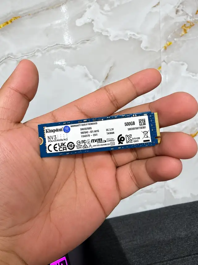 500GB Kingston NV3 NVMe M.2 SSD