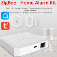 tuya zigbee Home Sensor Kit "Silent Alarm" Alert to Smartphone