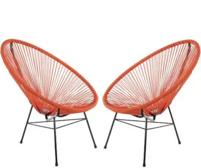 G.Furn Set of 2 Acapulco outdoor/Indoor Rattan chair , View more