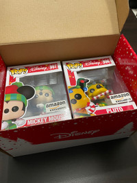 Funko POP! Disney Mickey Mouse and Pluto Christmas box Amazon