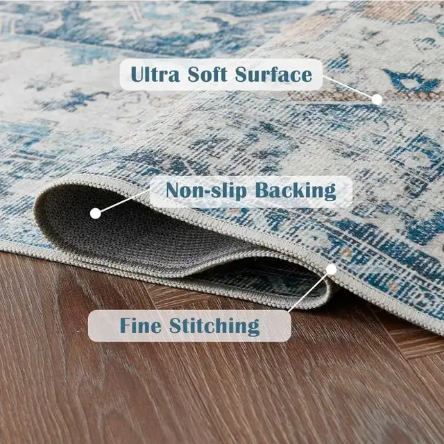 JINCHAN Area Rug 9x12 (New)62854395448195121