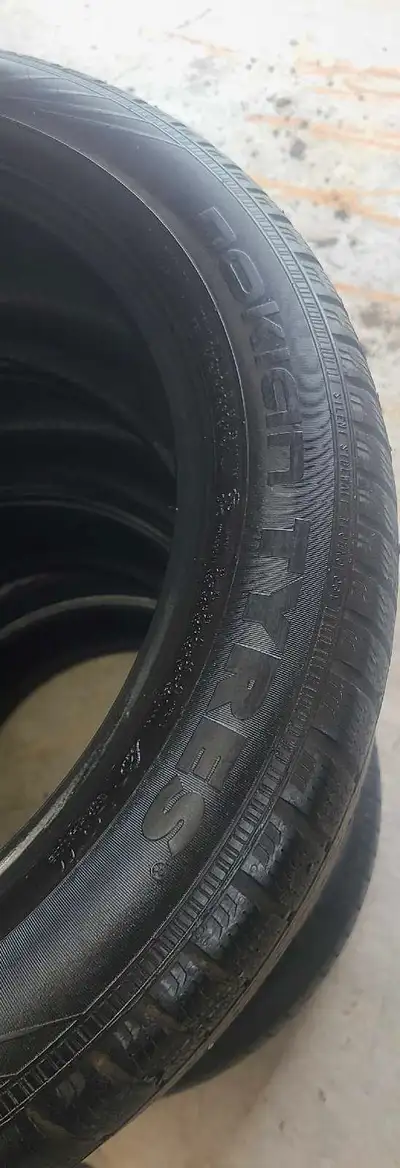 NOKIAN SNOW TIRES WR G4 235 50 R18 DOT on picture GREAT SHAPE ALL 4 TIRES $ 225 SLICK AUTO SALES 350...