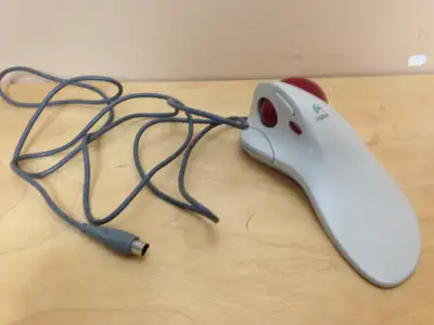 LOGITECH TRACKMAN MARBLE FX T-CJ12 WIRED PC MOUSE VINTAGE PS2, View more