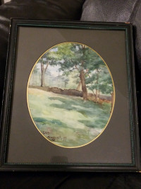 Edith Agnes Smith “Marlborough Woods, Halifax” original painting
