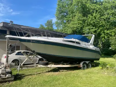 À vendre – Sea Ray Sundancer 270 (1990) Cruiser spacieux, fiable et bien équipé, parfait pour profit...