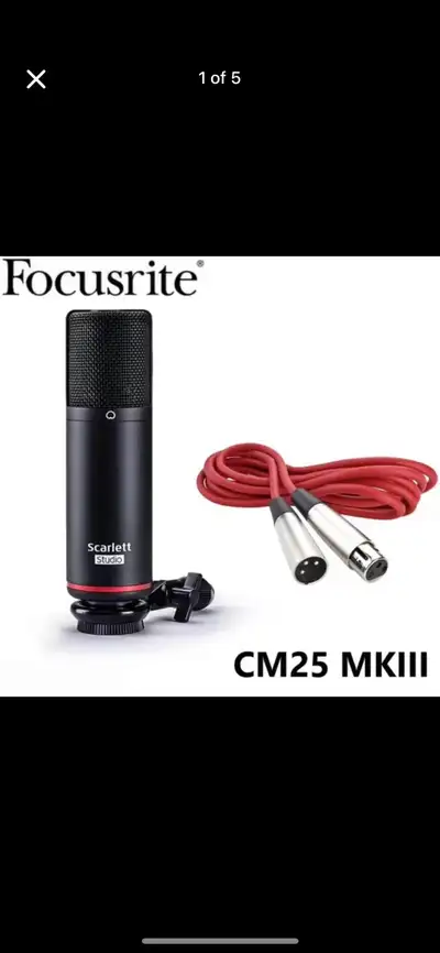 Focusrite CM25 MKIII Microphone, View more