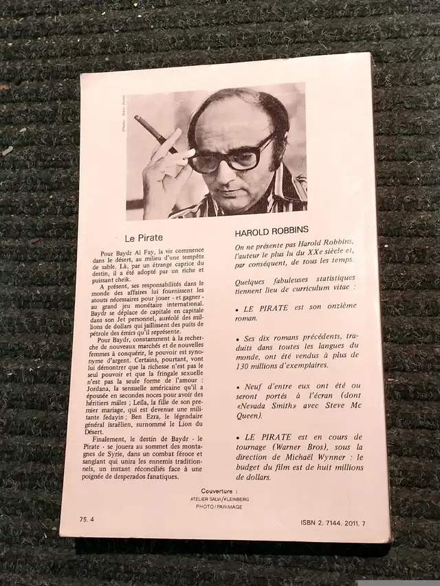 Le pirate Harold Robbins in Other in Laval / North Shore - Image 3