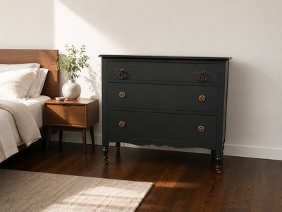 SALE! VINTAGE WOOD DRESSER/BUFFET/SIDEBOARD/CREDENZA STORAGE, View more