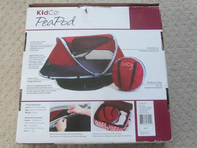 KidCo Pea Pod - Child's Travel Bed in Playpens, Swings & Saucers in Kitchener / Waterloo - Image 5