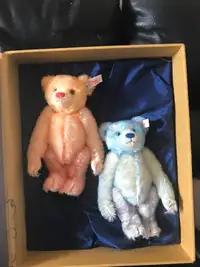 Old antique Hello Goodbye Teddy Bears