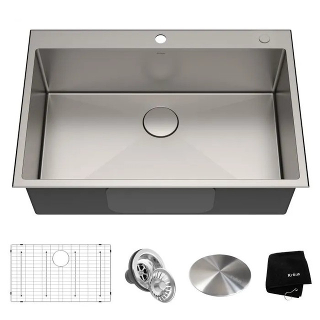 Premium 16 gauge stainless steel kitchen sink. in Plumbing, Sinks, Toilets & Showers in Oshawa / Durham Region