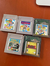 Gameboy and gameboy color games - Mario 