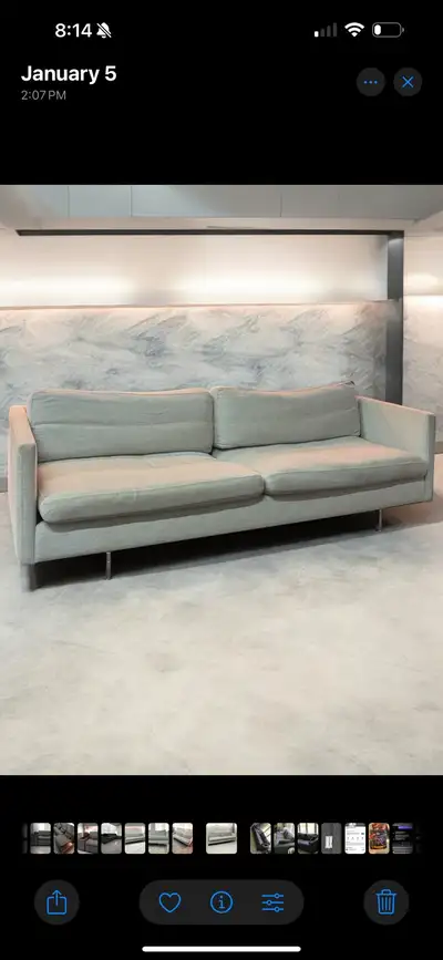 Premium RH White Couch Modern 100% Feather Fill Deep Sofa Comfor, View more