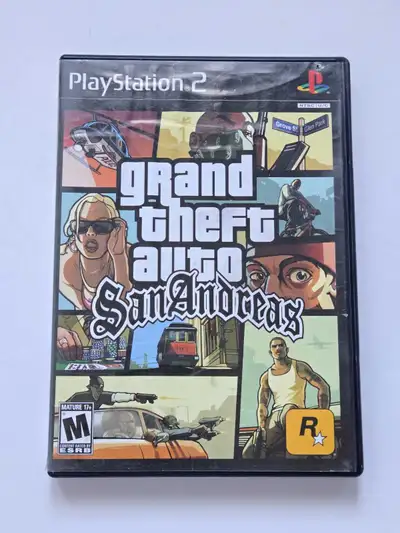 Grand Theft Auto San Andreas Playstation 2 *CASE &COVER ART ONLY, View more