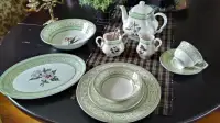 Set de vaiselle angleterre The Royal Horticultural