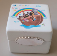 Baby My First Curl Noah's Ark Illustrated Square Keepsake Box