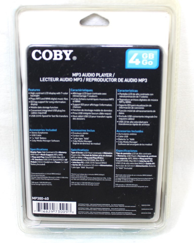 Coby MP3 Audio Player in iPods & MP3s in Dartmouth - Image 2