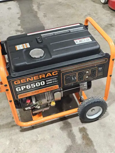 FIRST TIME OFFERING OF THIS QUAULITY GENERATOTR WITH ENOUGH POWER FOR HOME BACKUP. USED STRICKLY AS...