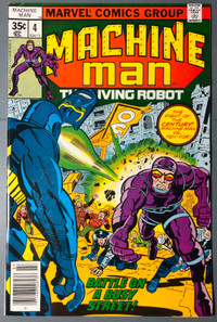 Marvel Comics Machine Man #4 July 1978