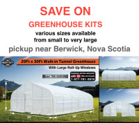 WINTER SALE! Greenhouse kit 20x30ft, New in crate