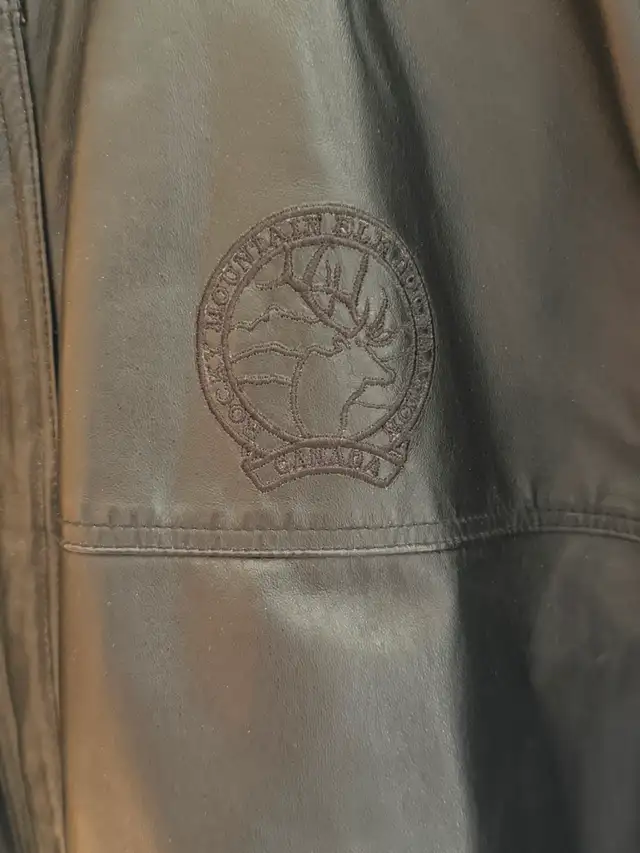 Men’s Leather Bomber Jacket in Men's in Lethbridge - Image 4