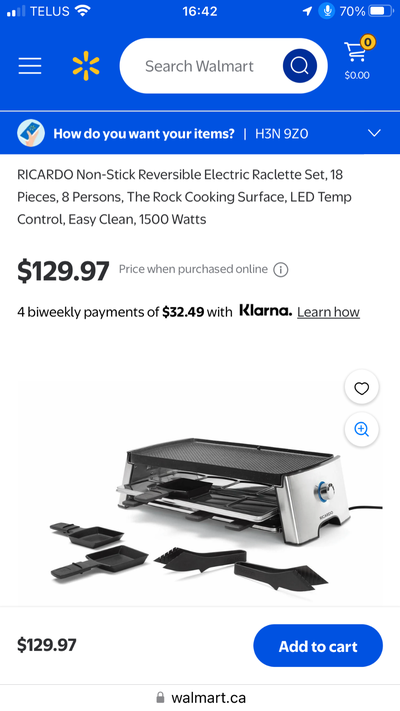 RICARDO Non-Strick Electric Raclette Gill 18 Pieces Set Like New, View more