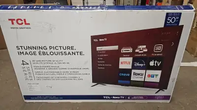 TCL Roku Tv 50 inch 4k, View more
