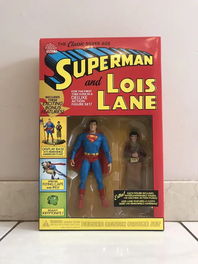 DC DIRECT CLASSIC SILVER AGE SUPERMAN & LOIS FIGURES in Toys & Games in City of Toronto - Image 2