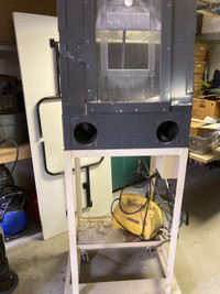 Casting water jet cleaning machine complete 