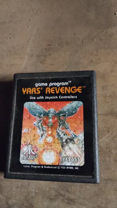 Yars revenge Atari cartridge, View more
