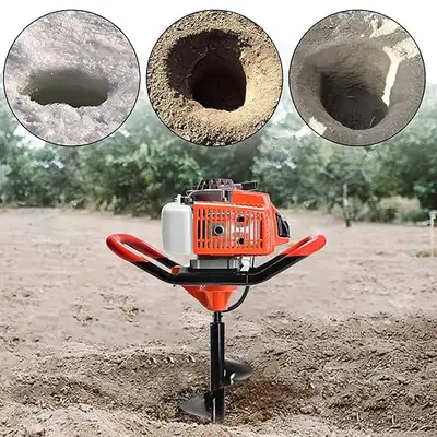 72 cc Post Hole Diggers with Auger Bits & Extensions, View more