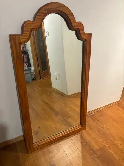 Wood Framed Mirror, View more