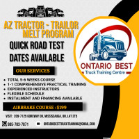 TRUCK TRAINING - ONTARIO BEST // FLEXIBLE SCHEDULE AVAILABLE!!