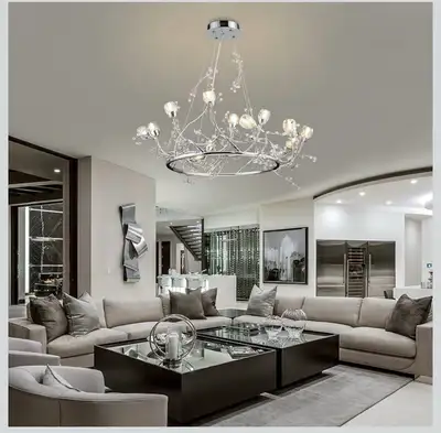 Chandelier new in box , View more
