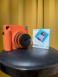 FUJIFILM Orange instax Square SQ1 Instant Camera